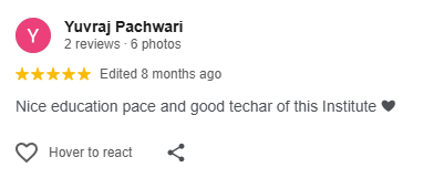 Student Google Review